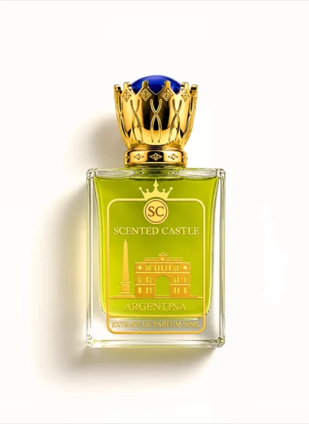 Luxury 50ml bottle of Scented Castle Argentina Extrait de Parfum.