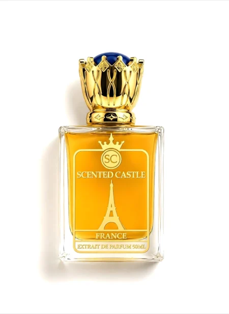 Luxury 50ml bottle of Scented Castle France Extrait de Parfum.